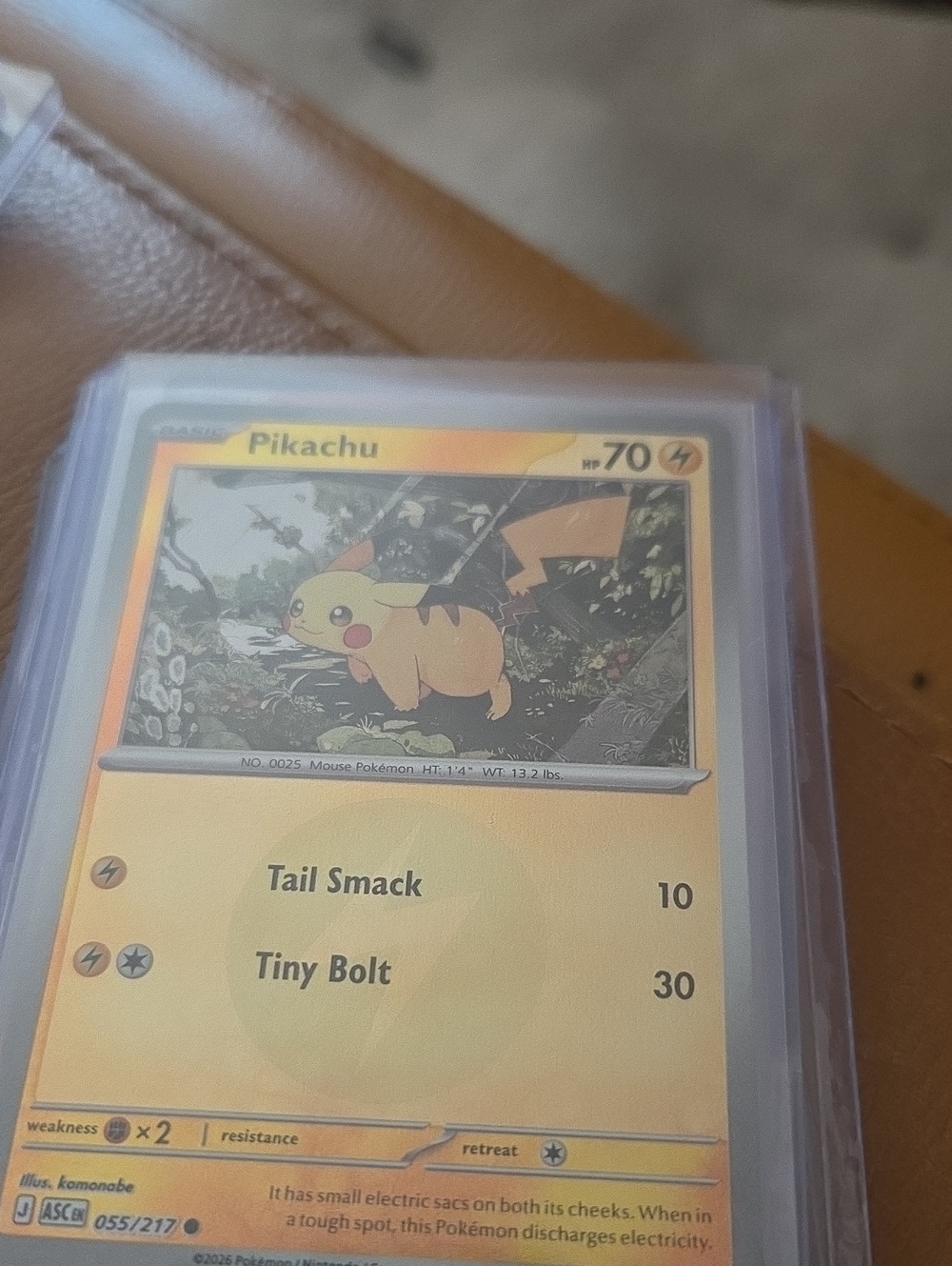 Pokemon Pikachu Yellow Trading Card - Yellow